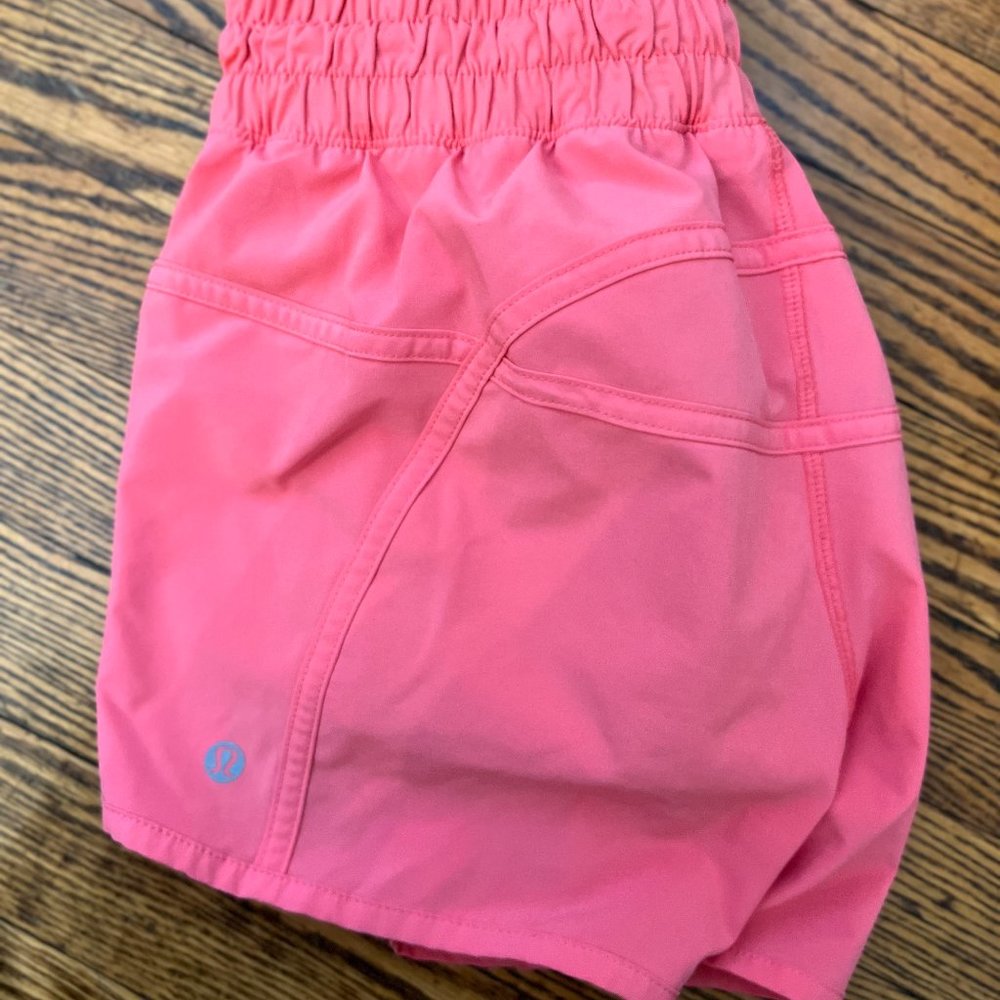 Lululemon Track That hi-rise lined shorts